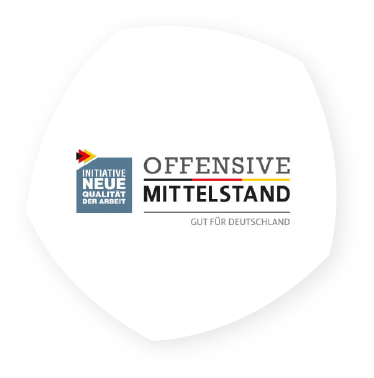 Logo: Offensive Mittelstand – Gut für Deutschland